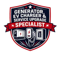Generator, EV charger, and service upgrades
